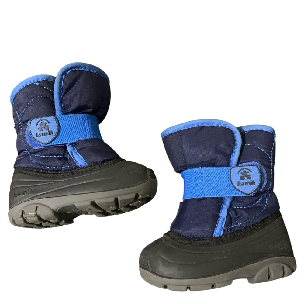 Kamik Kids' blue now boots